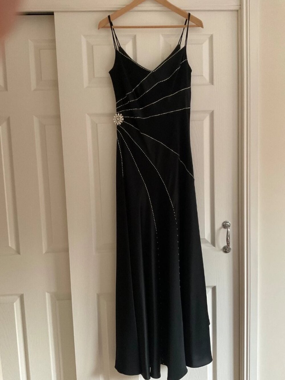 Cocktail party Santoni fabric long dress